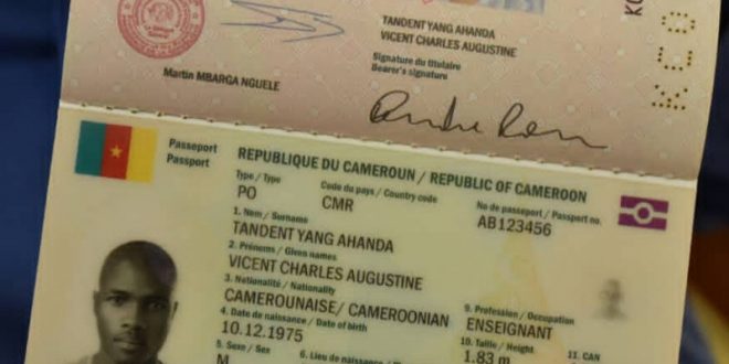 Un Passeport Biométrique En 48h Au Cameroun 9732