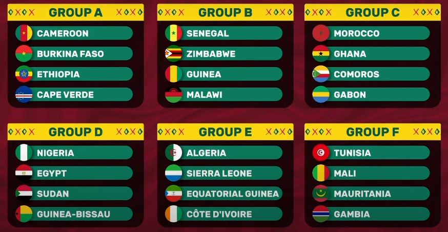 Africa Cup of Nations: Draw made for delayed 2021 event in Cameroon ...