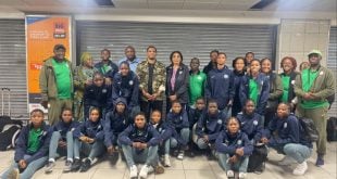 Samuel Eto’o and Flamingos: Nigeria’s U-17 girls kneel to greet Cameroon legend in South Africa