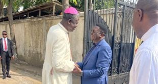 A Meeting of Significance: Ferdinand Ngoh Ngoh Visits Archbishop Samuel Kleda in Douala